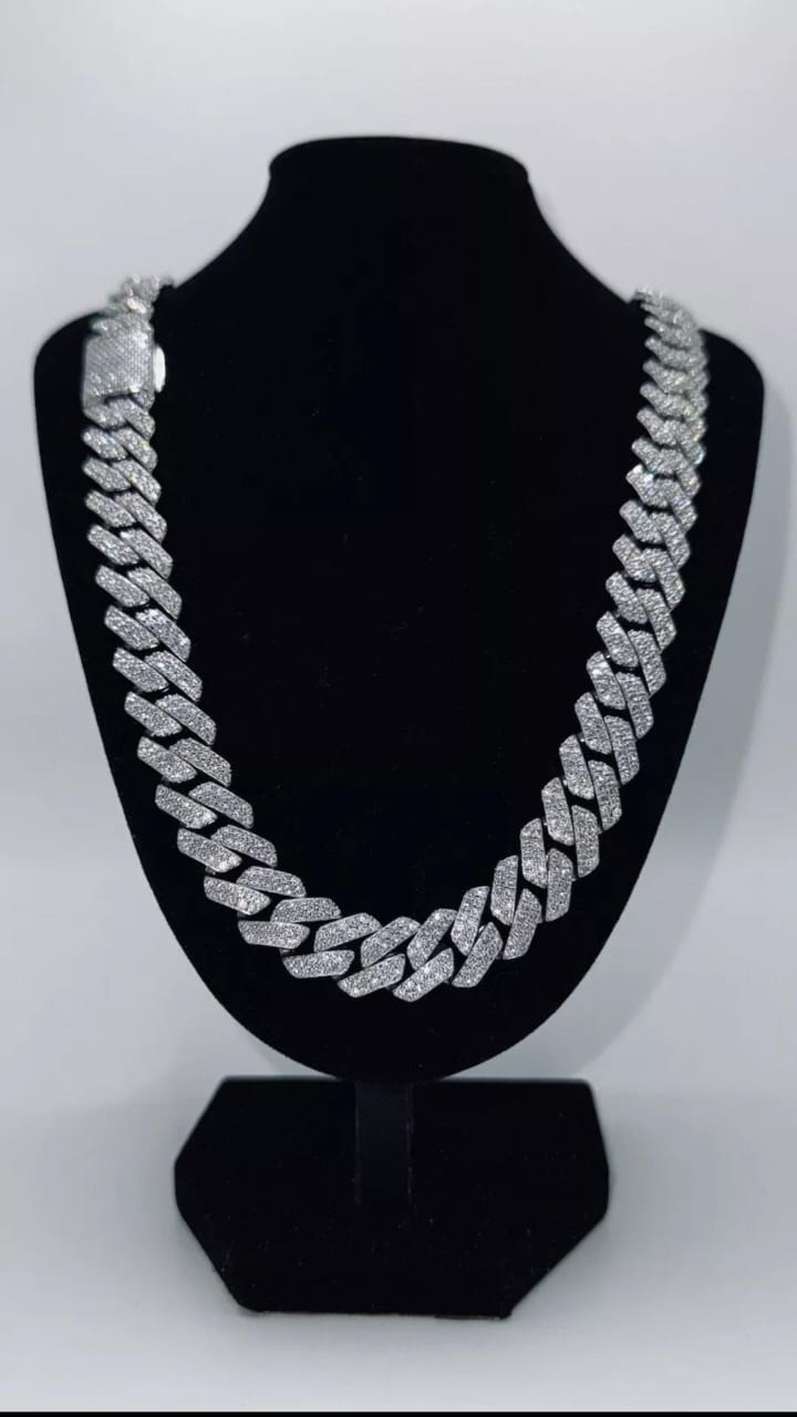 Iced Out 12mm Cuban Link Chain