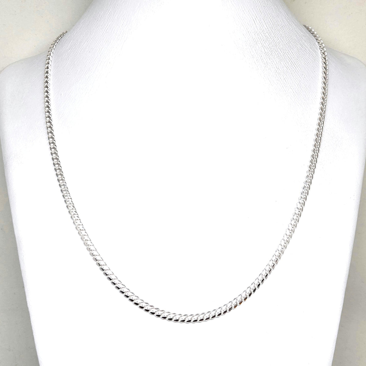 .925 Silver Miami Cuban Link Chain 18-26 inch 3.5mm Width