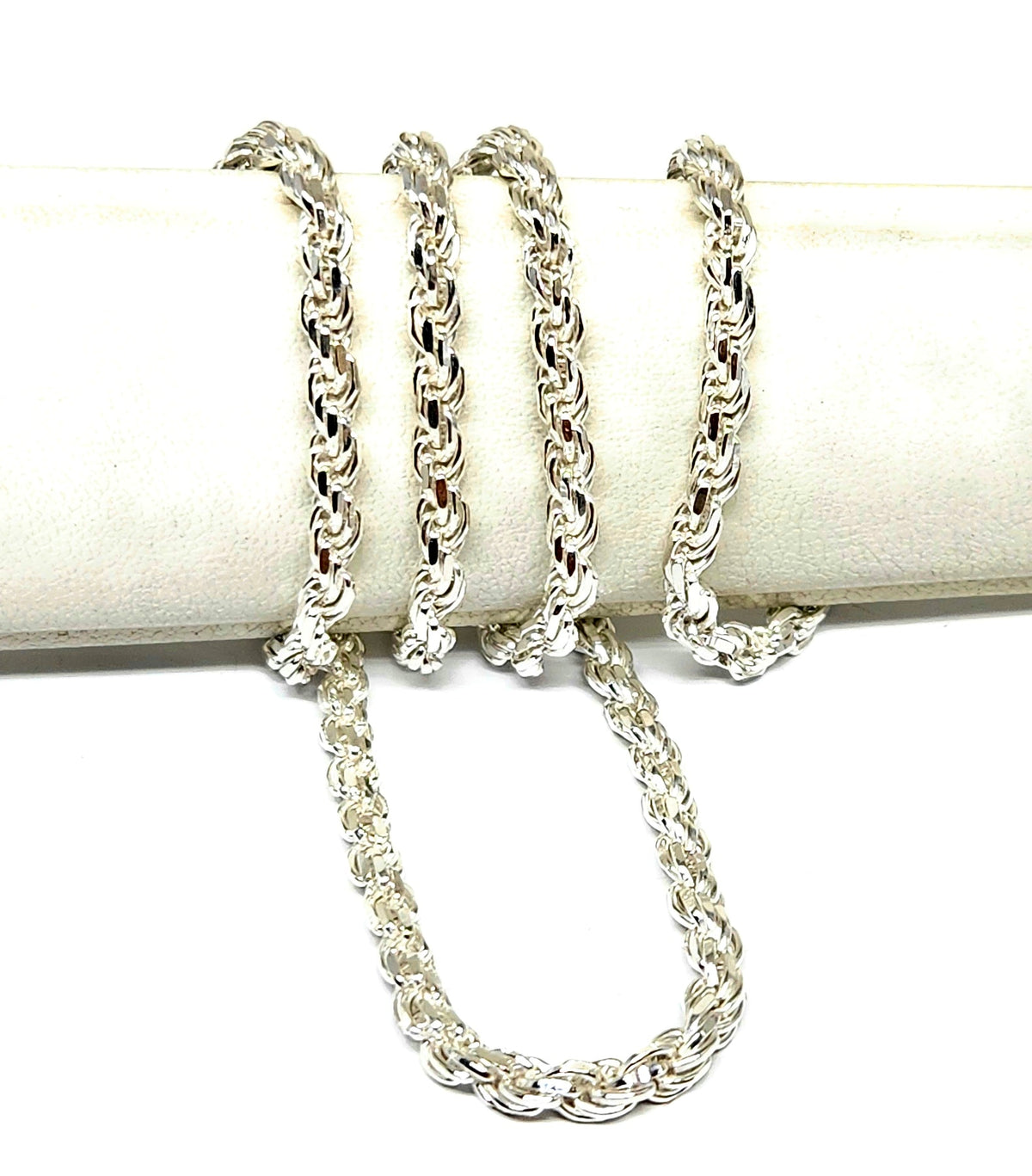 .925 Silver Rope Chain 18-26 inch 3.3mm Width